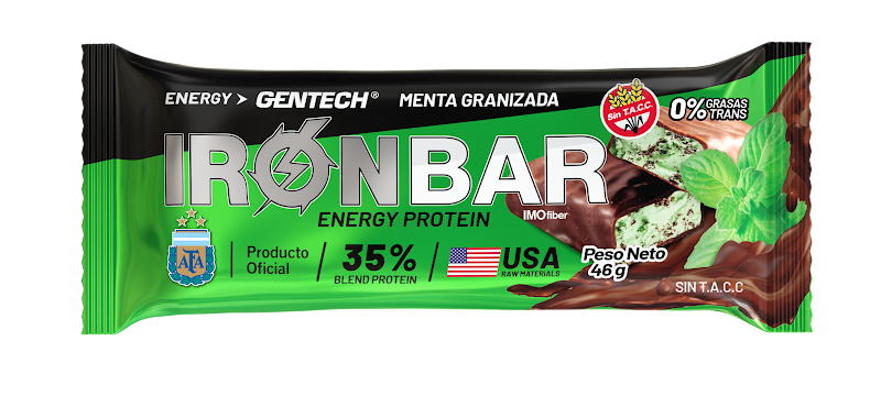 Iron Drink bebida Isotonica sabor manzana verde Gentech Suplementos Deportivos
