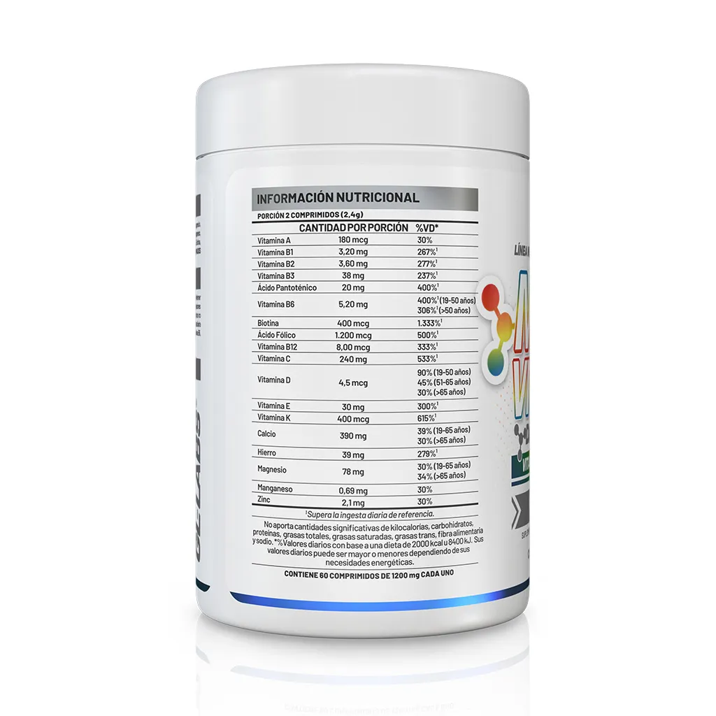 Multivitamin Gentech | GenTech Suplementos AFA