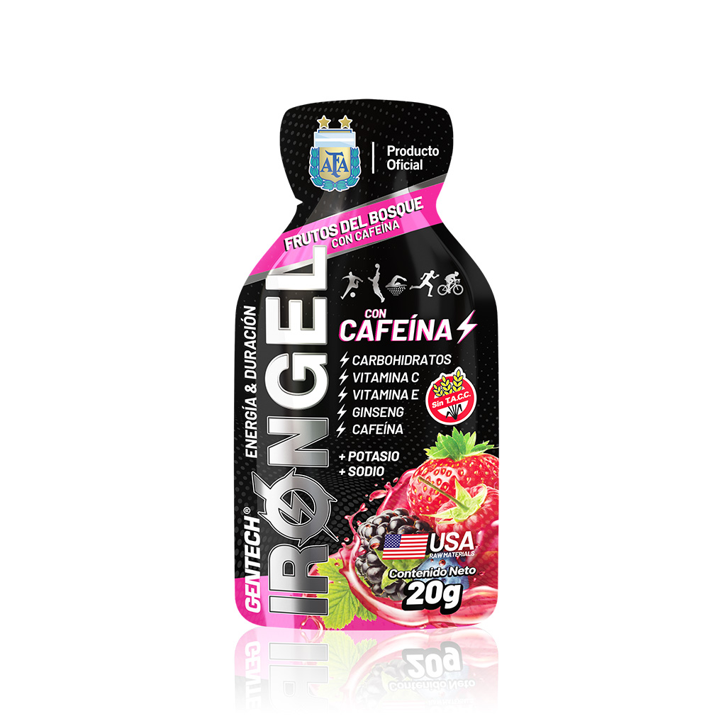 Iron Gel Cafeína AFA Frutos del Bosque