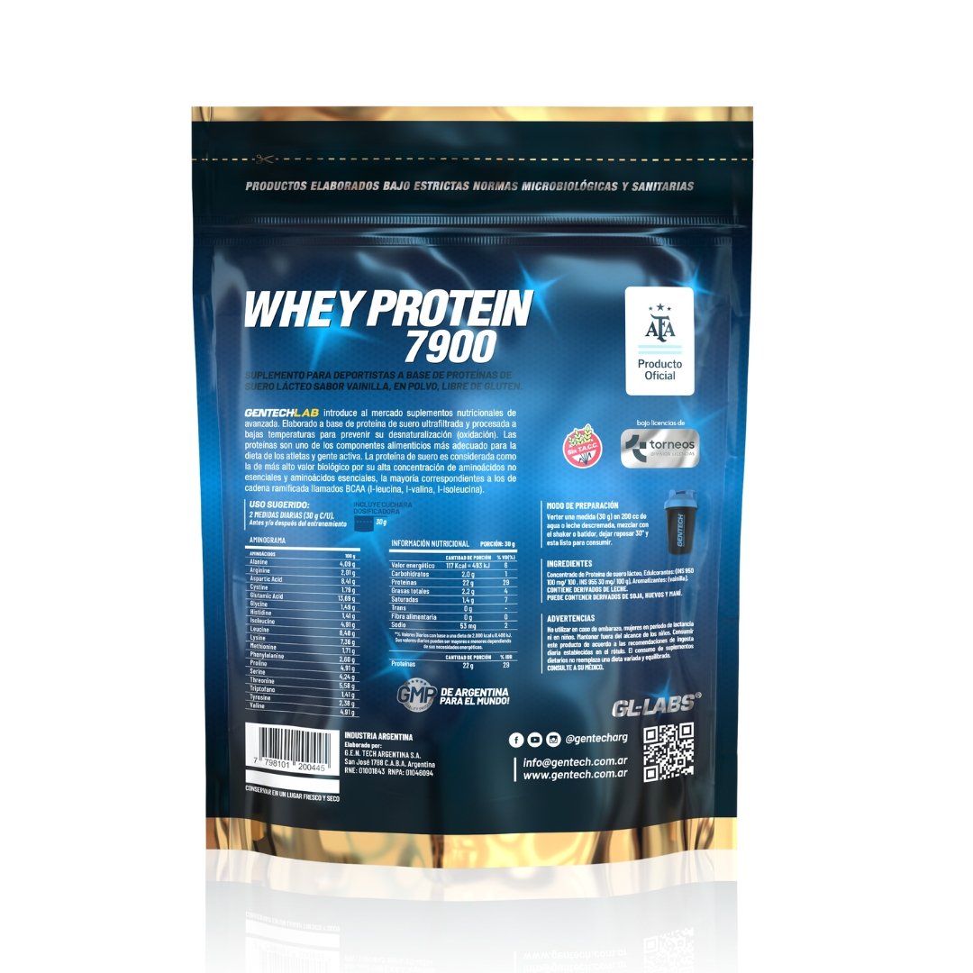 WHEY PROTEIN 7900 VAINILLA 500GR - Imagen 2