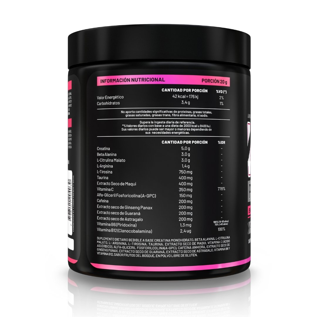 PRE-WORKOUT WILD RED BERRIES - Imagen 2
